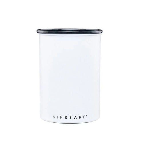 Airscape Coffee Canister Classic 7" 500g coffee bean Storage container White on White Background