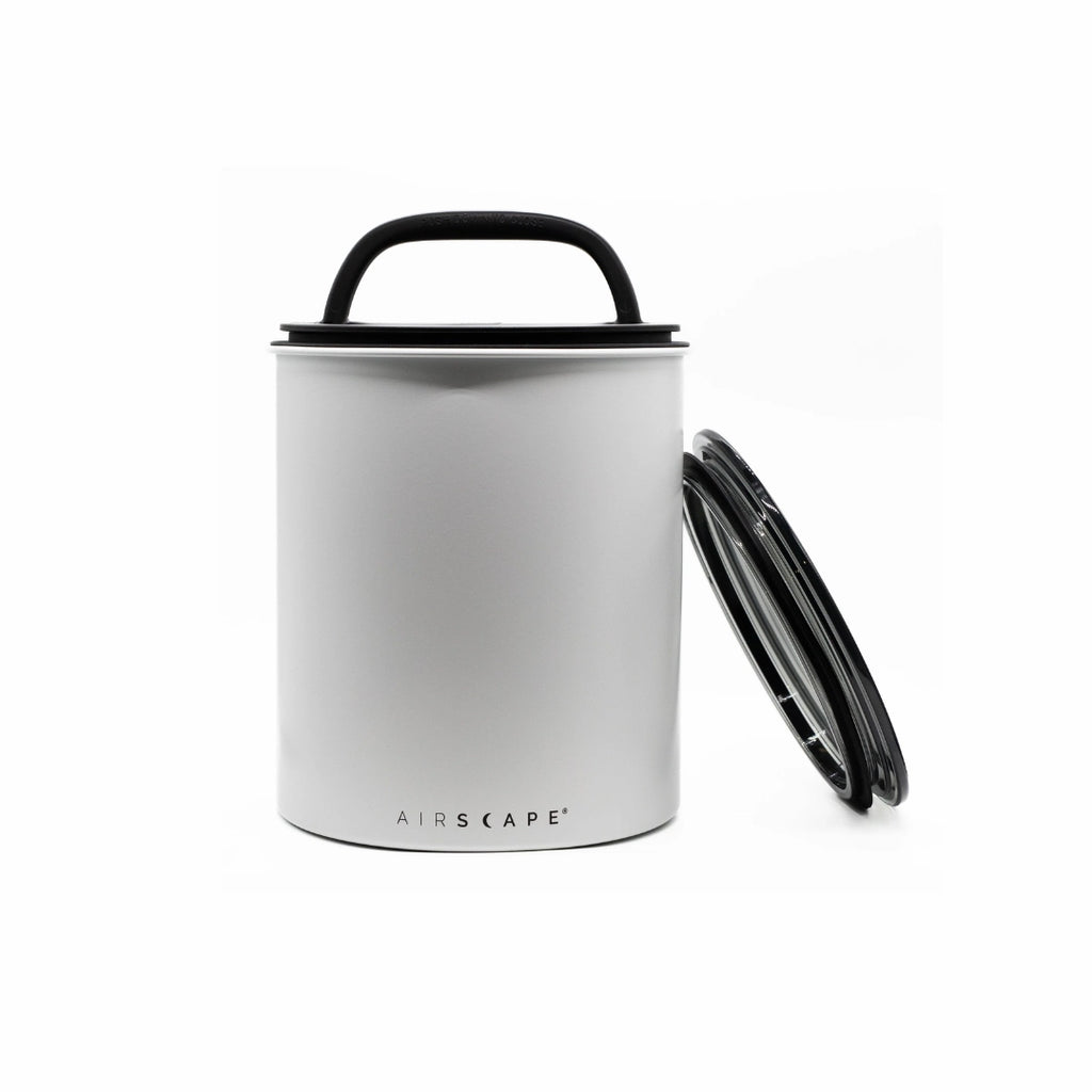 Airscape Coffee Canister Kilo 8" 1kg coffee bean Storage container White on White Background