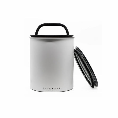 Airscape Coffee Canister Kilo 8" 1kg coffee bean Storage container White on White Background