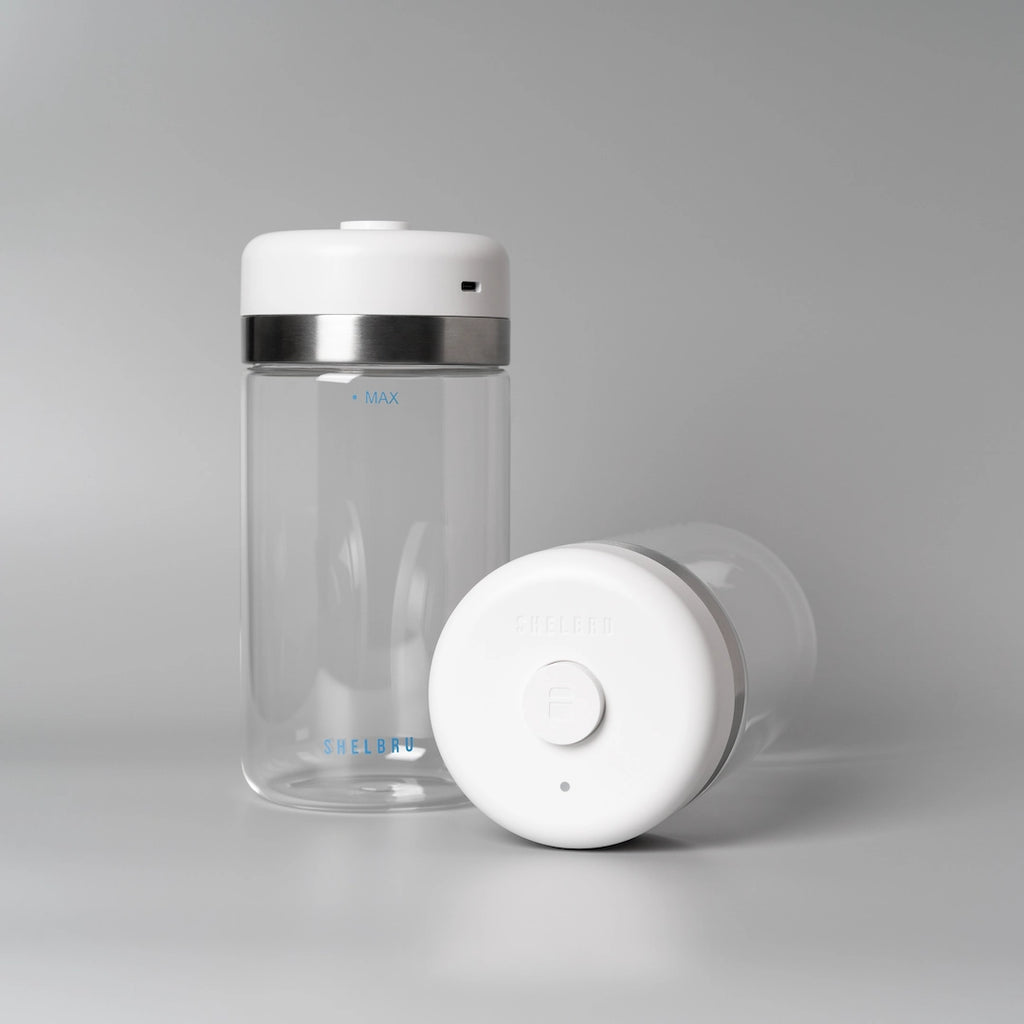 Shelbru Smart Glass Vacuum Canister