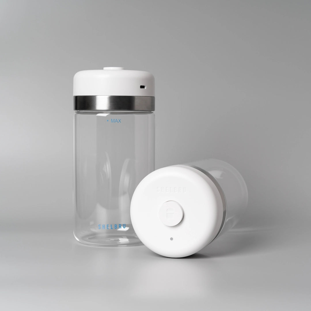 Shelbru Smart Glass Vacuum Canister
