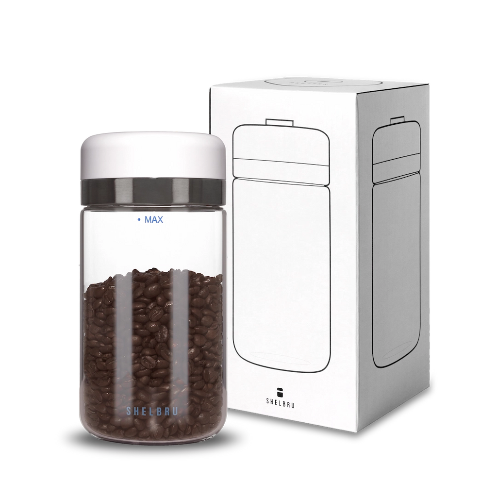 Shelbru Smart Glass Vacuum Canister
