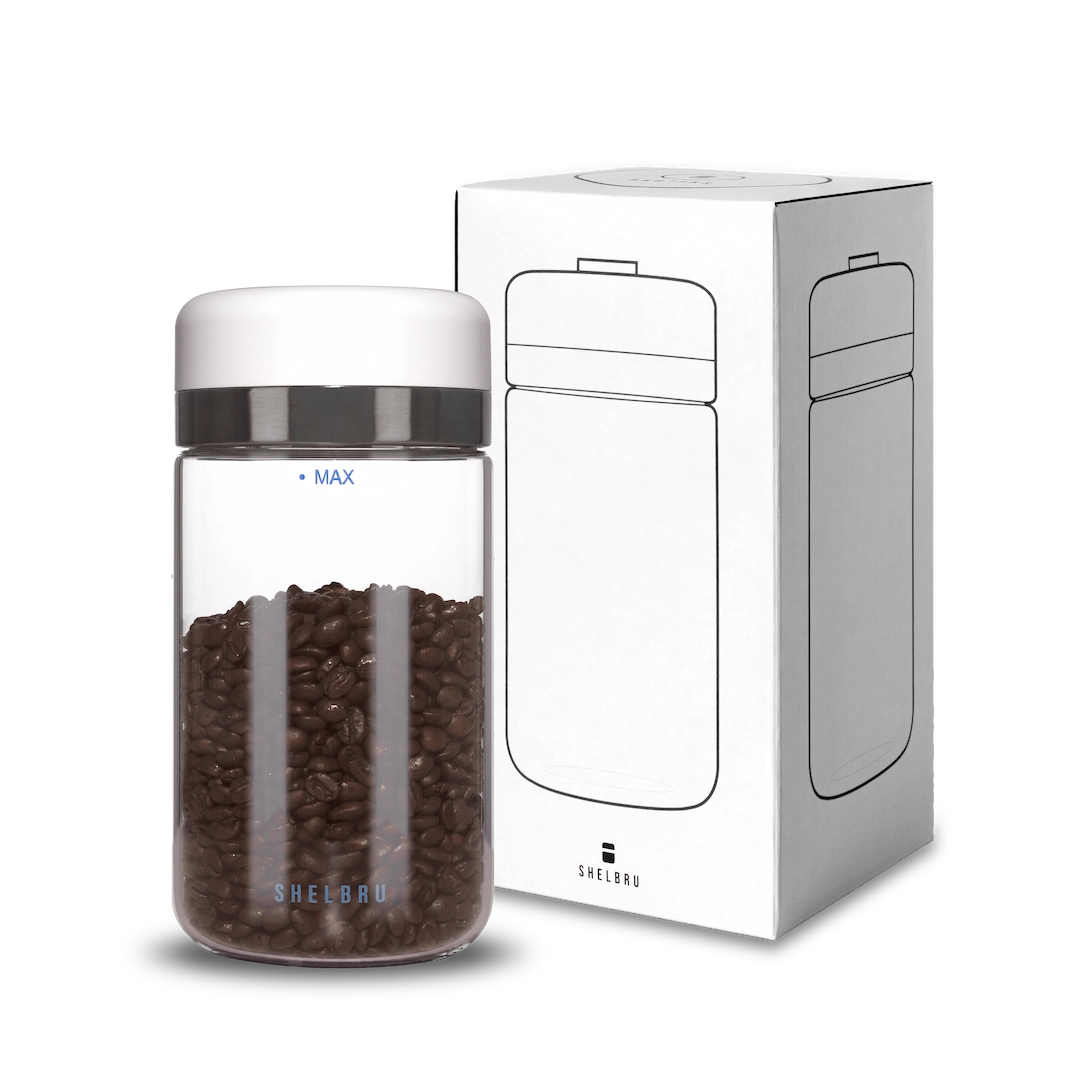Shelbru Smart Glass Vacuum Canister